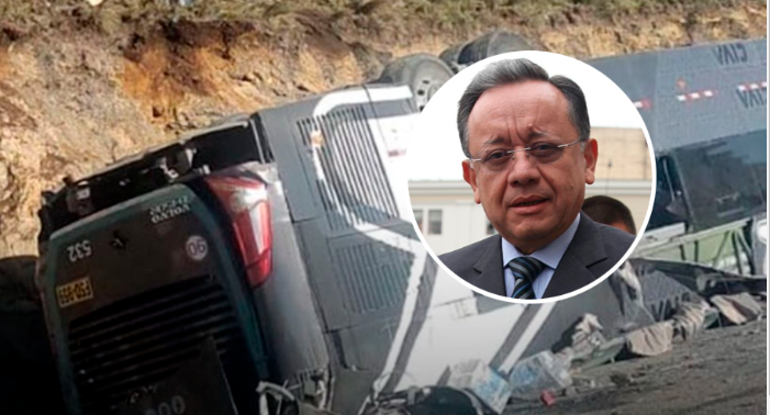 EXCONTRALOR EDGAR ALARCÓN FALLECIÓ EN ACCIDENTE DE BUS QUE DEJÓ 13 MUERTOS EN AYACUCHO